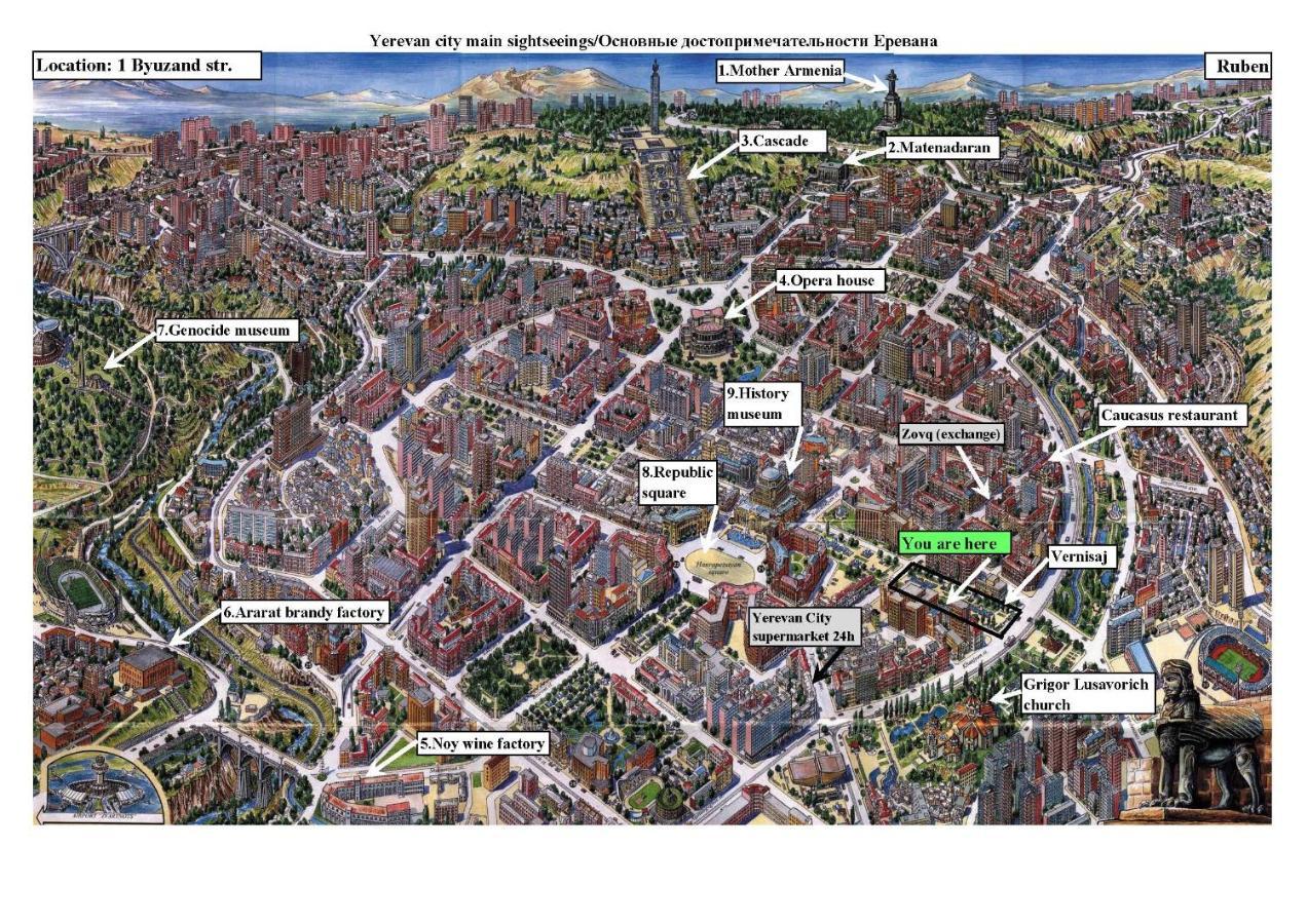 Vernisaj Apt At Republic Square & Ruben Tours Yerevan Exterior foto